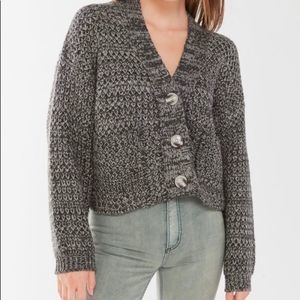 Urban outfitters boxy knit button cardigan